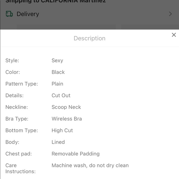 U Wired One Piece Swimsuit - Picture 3 of 4